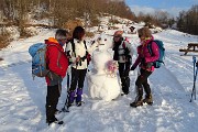 99 A chiusura escursione ...un bel pupazzo di neve !